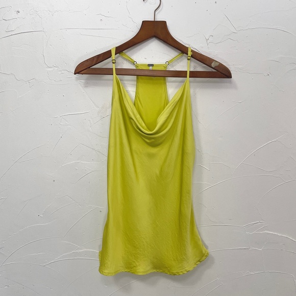 Young Fabulous & Broke Satin Cowl Neck Racerback Tank - Picture 6 of 8